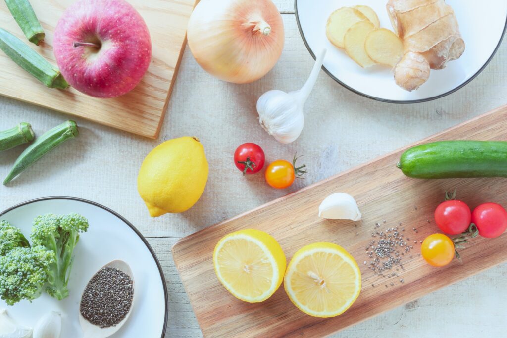 美肌,ファスティングの関係で野菜の画像
