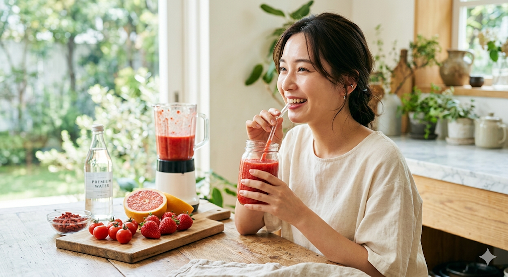 スムージーとファスティング,美肌